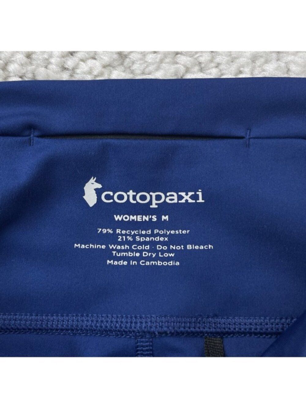 Cotopaxi Mariposa 7/8 Legging Blue Orange Womens Medium - Picture 4 of 9